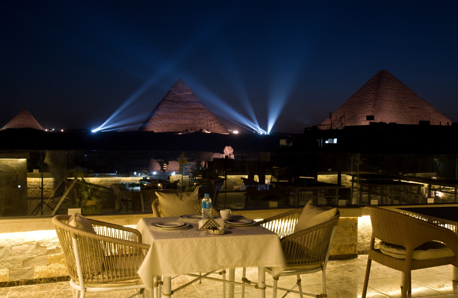 Pyramids Lights View